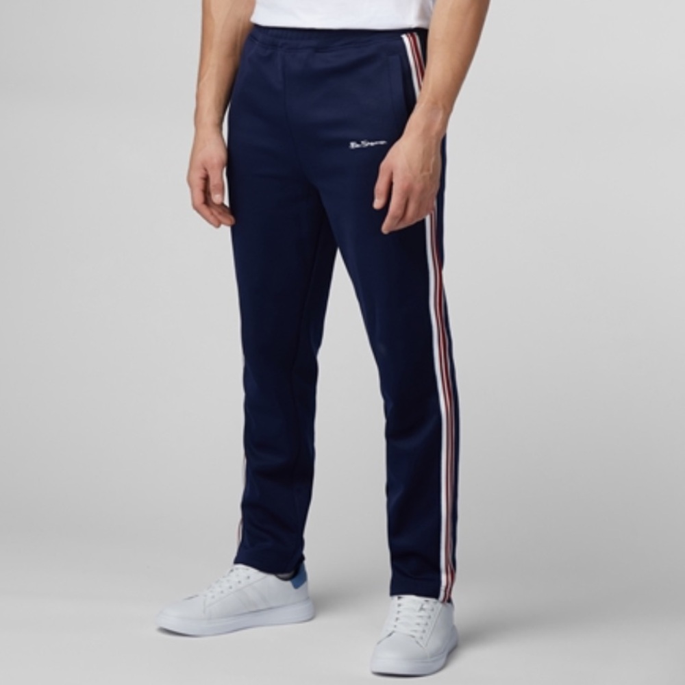 Ben Sherman Men's Track Pants Active Sweatpants Navy Blue Size Large